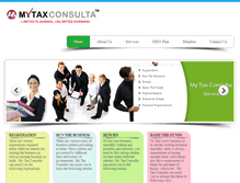 Tablet Screenshot of mytaxconsulta.com